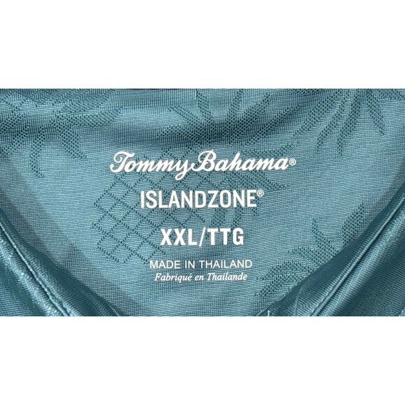 Tommy Bahama Island Zone Polo Shirt Mens XXL Pineapple Performance Golf Stretch - Picture 2 of 9